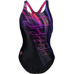 ARENA Damen Schwimmanzug WOMEN'S SHADING SWIMSUIT, Größe 38 in Schwarz Schwarz
