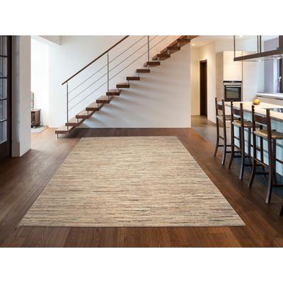 Orientteppich OCI DIE TEPPICHMARKE "HIMALI LINEA", beige (wolle, natur), B:140cm H:5mm L:200cm, Wolle, Teppiche, reine Wolle, handgeknüpft, hochwertig mit feinen Fransen, Unikat