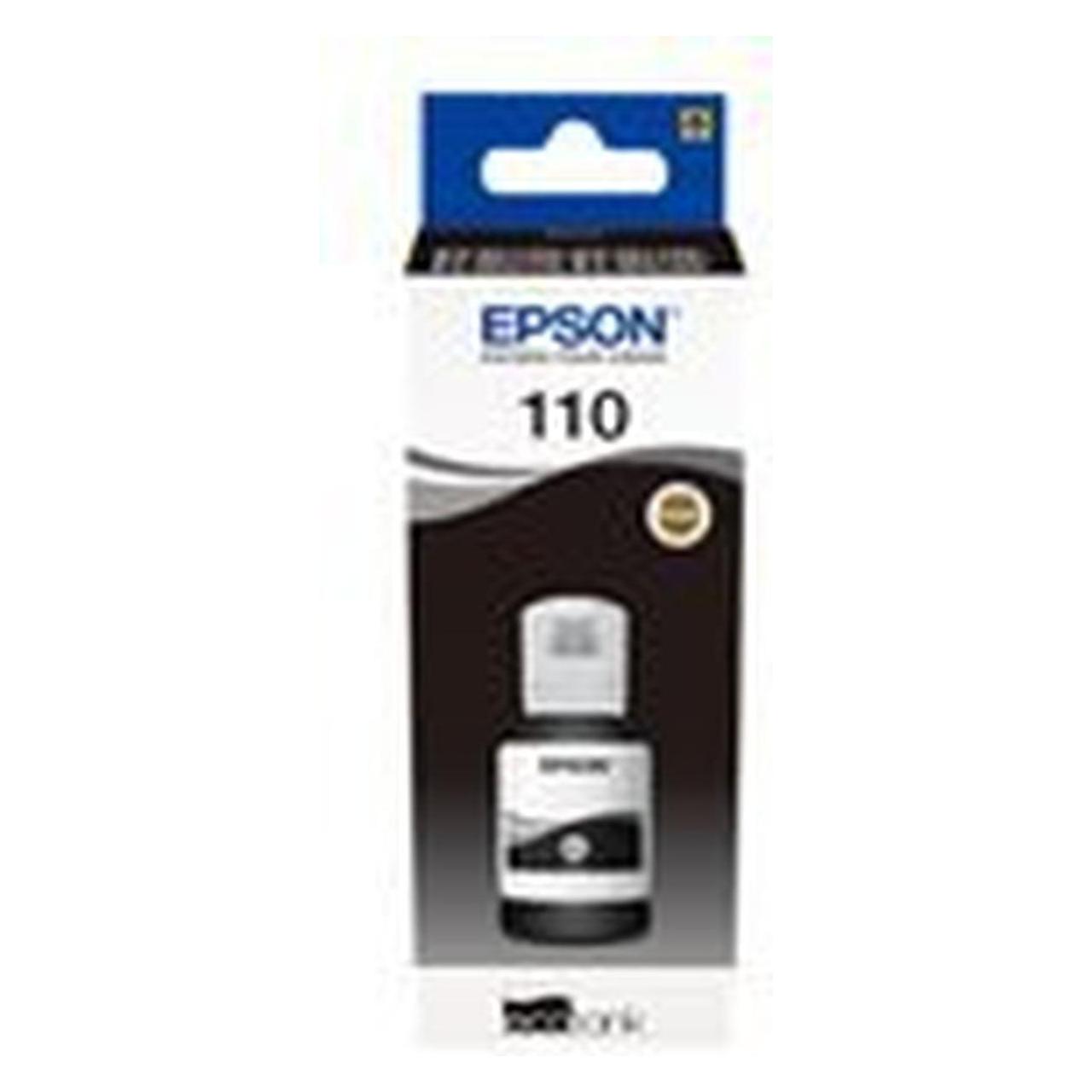 Epson Ink/110 EcoTank Pigment Ink Bott (BK) (C13T03P14A)
