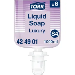 Tork luxuriöse Flüssigseife S4, mit Jasmin-, Rosen und Lilienduft, 6 × 1000 ml, ...