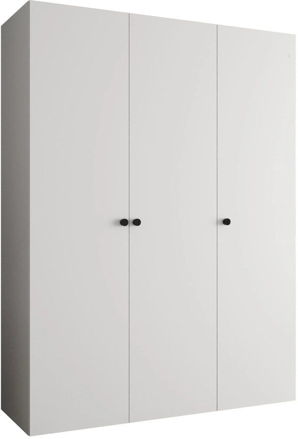 Ebern Designs Manufactured Wood Wardrobe White 202cm H X 150cm W X 52cm D