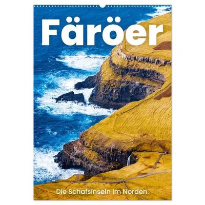 Färöer - Die Schafsinseln im Norden. (Wandkalender 2027 DIN A2 hoch), CALVENDO Monatskalender