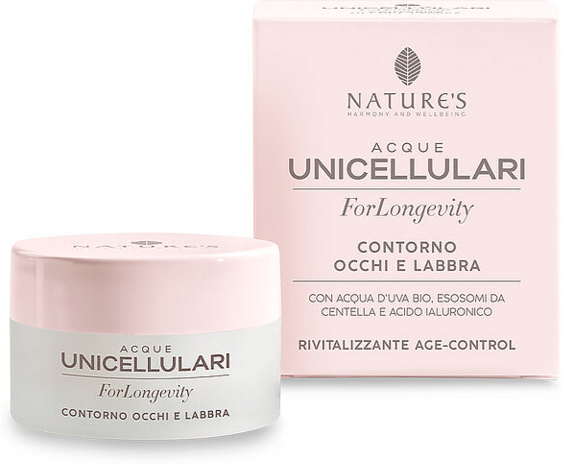Nature's Acque Unicellulari For Longevity Contorno Occhi e Labbra