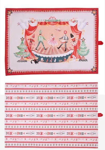 Cath Kidston Nutcracker Set of 2 Tea Towels