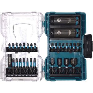 Makita Bitset Impact Black, E-22903, 30-teilig, Kreuzschlitz, Torx, Steckschlüssel