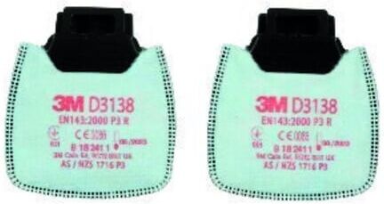 3M Partikelfilter D3138, P3R mit Aktivkohle (7100197270)