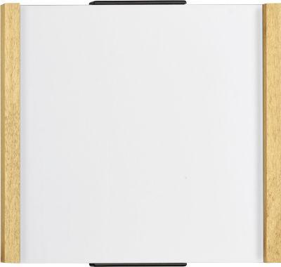 moedel Türschild LMH, Holzrahmen, individuell beschriftbar, Polyester-Abdeckung, Klebemontage, B 160 x H 148 mm, Eiche