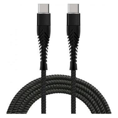 Fusion "Fishbone USB-C USB-C / / " Black (1.50 m, 65 W) (FUSCUSBC15BK)