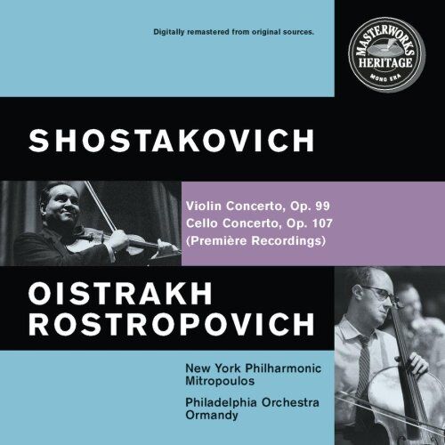 Oistrach - Masterworks Heritage - Schostakowitsch (Konzerte) - Preis vom 17.10.2026 19:25:27 h
