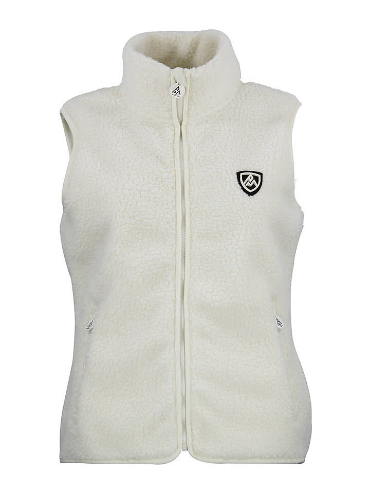 Peak Mountain Fleeceweste "Abeille" in Creme - XXL