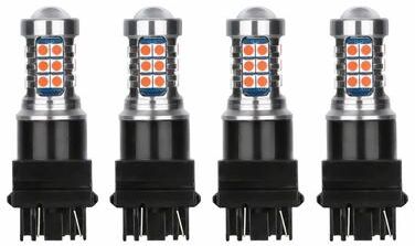 Drop Dash Deals LED Red Strobe Flash Brake Stop Bulbs For Tail Blinking Light Safety LED Red Strobe Flash Brake Stop Bulbs For Tail Blinking Light Safety