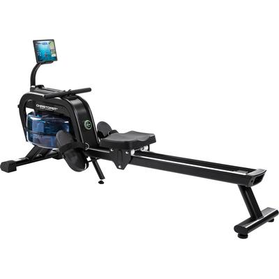 Rudergerät CHRISTOPEIT SPORT "Wasserrudergerat WP 2000", schwarz, Rudergeräte, ohne Unterlegmatte, Rudermaschine, 3 in 1 Hybrid-Widerstandssystem, B:53cm H:90cm L:191cm