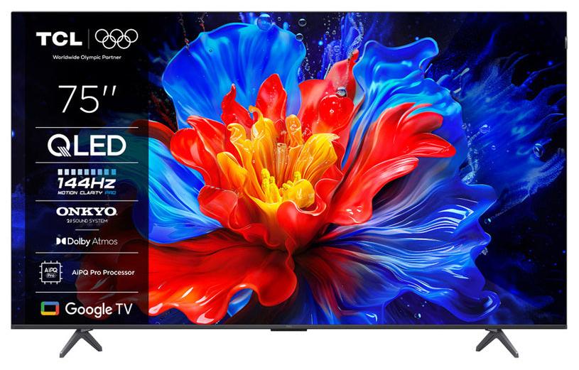 TCL 75QLED810K, 190,5 cm (75"), 3840 x 2160 Pixel, 4K Ultra HD, QLED, Smart-TV, Schwarz
