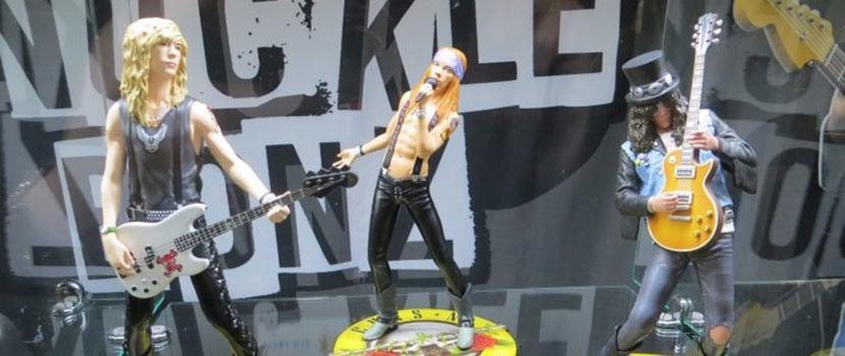 Knucklebonz Guns n' Roses Rock Iconz Duff McKagan Statue Beeld 20 cm