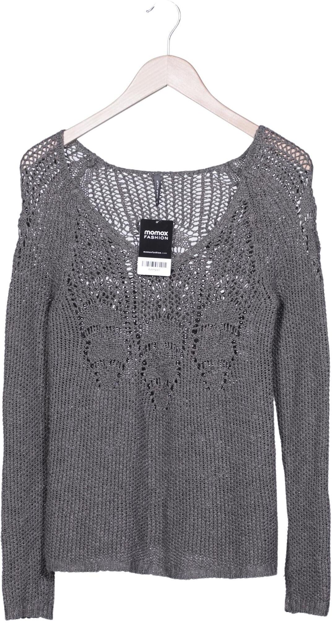 NAF NAF Damen Pullover, Grau, Gr. M, kein / Etikett - Second Hand