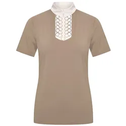 Imperial Riding Damen Turniershirt Competition IRShine Straw beige, Größe: L