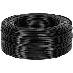 INNE 2 x Cinch-3mm schwarzes Kabel (0.23 m), Lautsprecherkabel, Schwarz