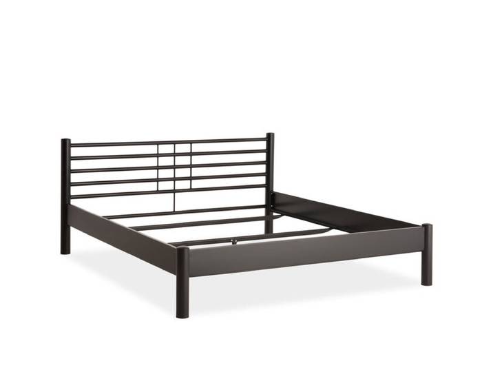 Metallbettgestell CHRISTINA 180 x 200 cm schwarz
