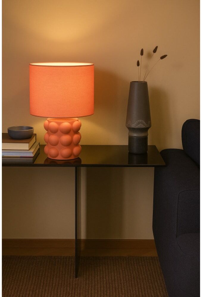 BOITE A DESIGN Lampe design en céramique terracotta Rouge 30x47x30cm