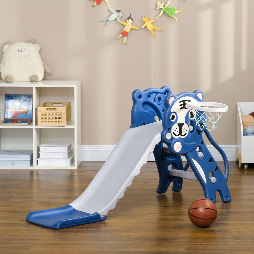 AIYAPLAY Tobogán para niños 133x60x70 cm azul