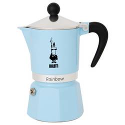 Bialetti Bialetti RAINBOW 3TZ hellblau Espressokocher Blau 0005042