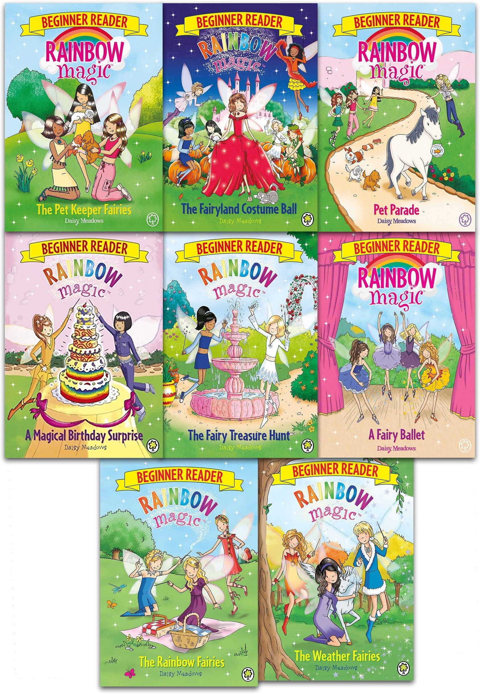 ORCHARD BOOKS Rainbow Magic 8 Books Set By Daisy Meadows (Early Reader)