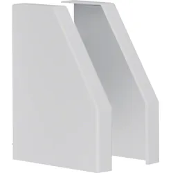 Hager L22397035 Endstück Paar schnittkaschierend zu Rangierkanal RK 190x150mm lichtgrau