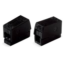 WAGO 224-114 224-114 Leuchtenklemme flexibel: 0.5-2.5 mm² starr: 0.5-2.5 mm² Polzahl: 2 100 St. Schwarz