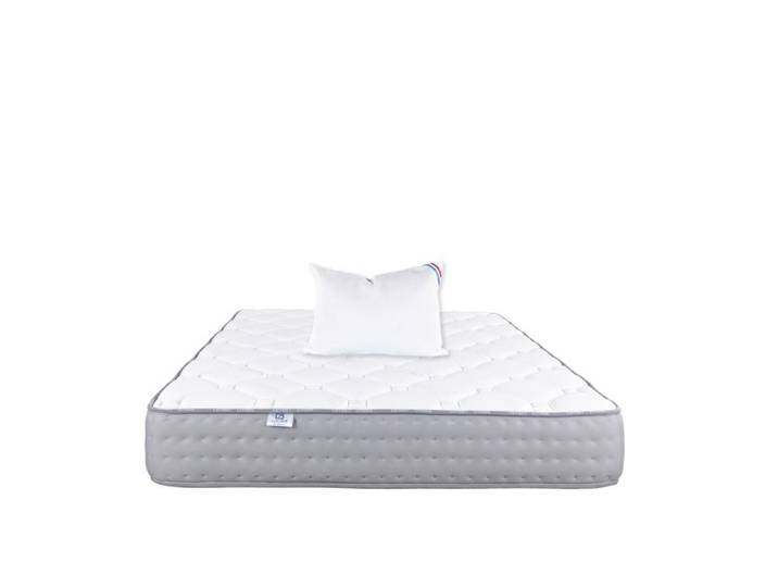 Matelas 90x190 cm Zen 20 cm mémoire de forme ferme face été/hiver + 1 oreiller