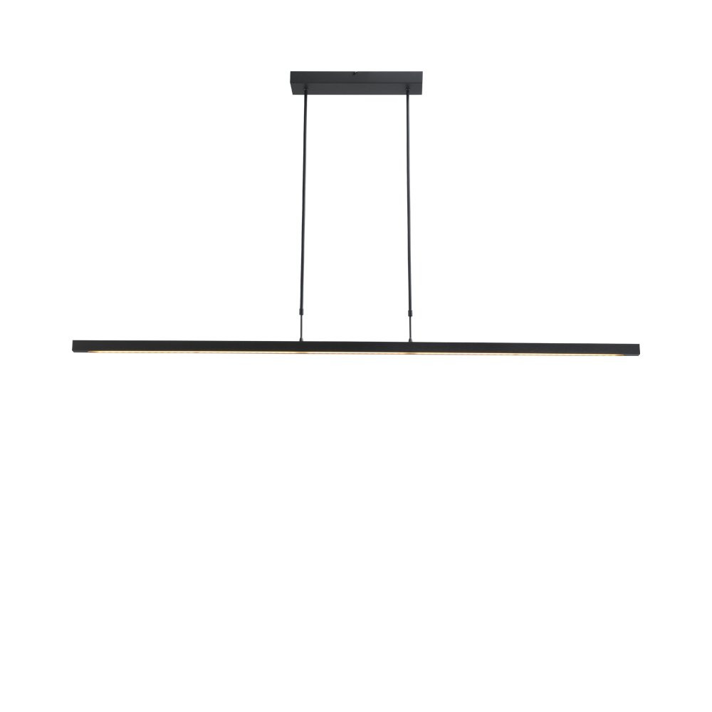 Masterlight Hanglamp Real 3 zwart metaal 160 cm