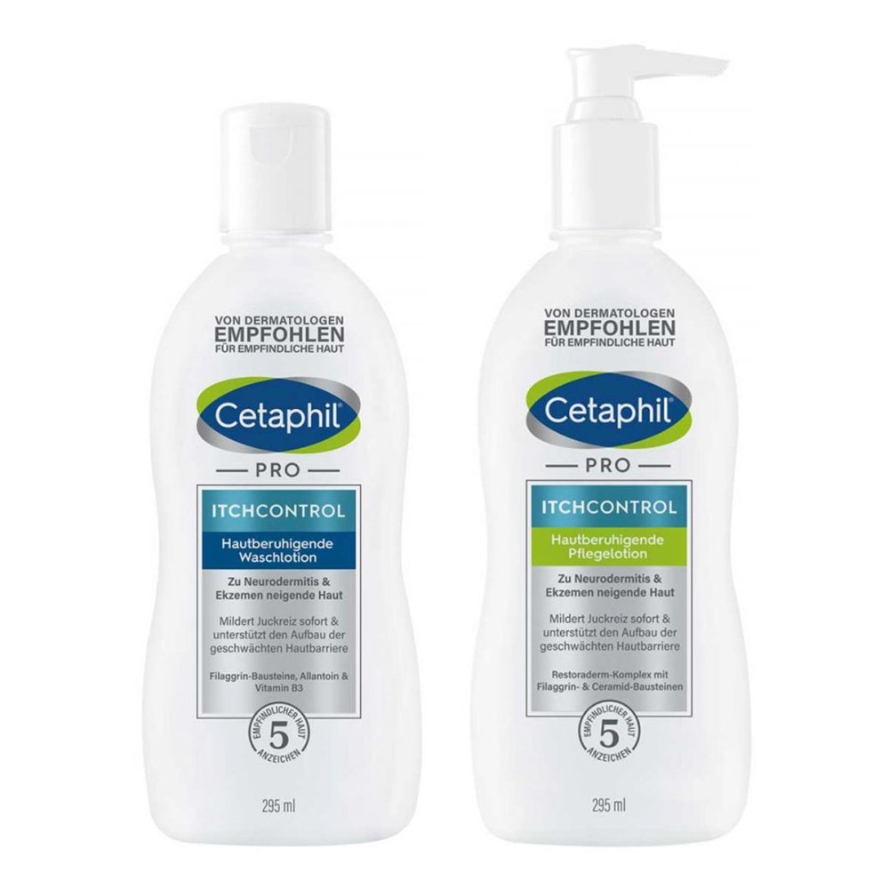 Galderma Laboratorium GmbH Cetaphil Pro Itchcontrol Waschlotion + Pflegelotion 08105076