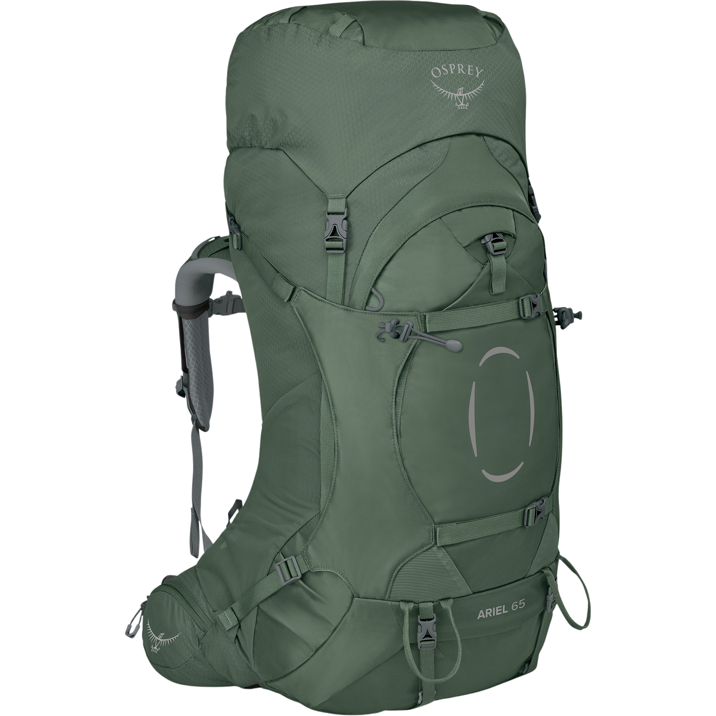 Osprey Ariel 65 Damen Trekkingrucksäcke gruen Größe 65L | XS-S Trekking Wasserabweisend