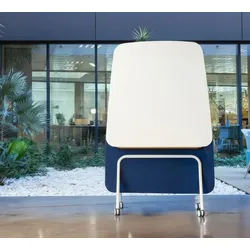 Mobile Akustikwand Trennwand mit Whiteboard JT-FI1C