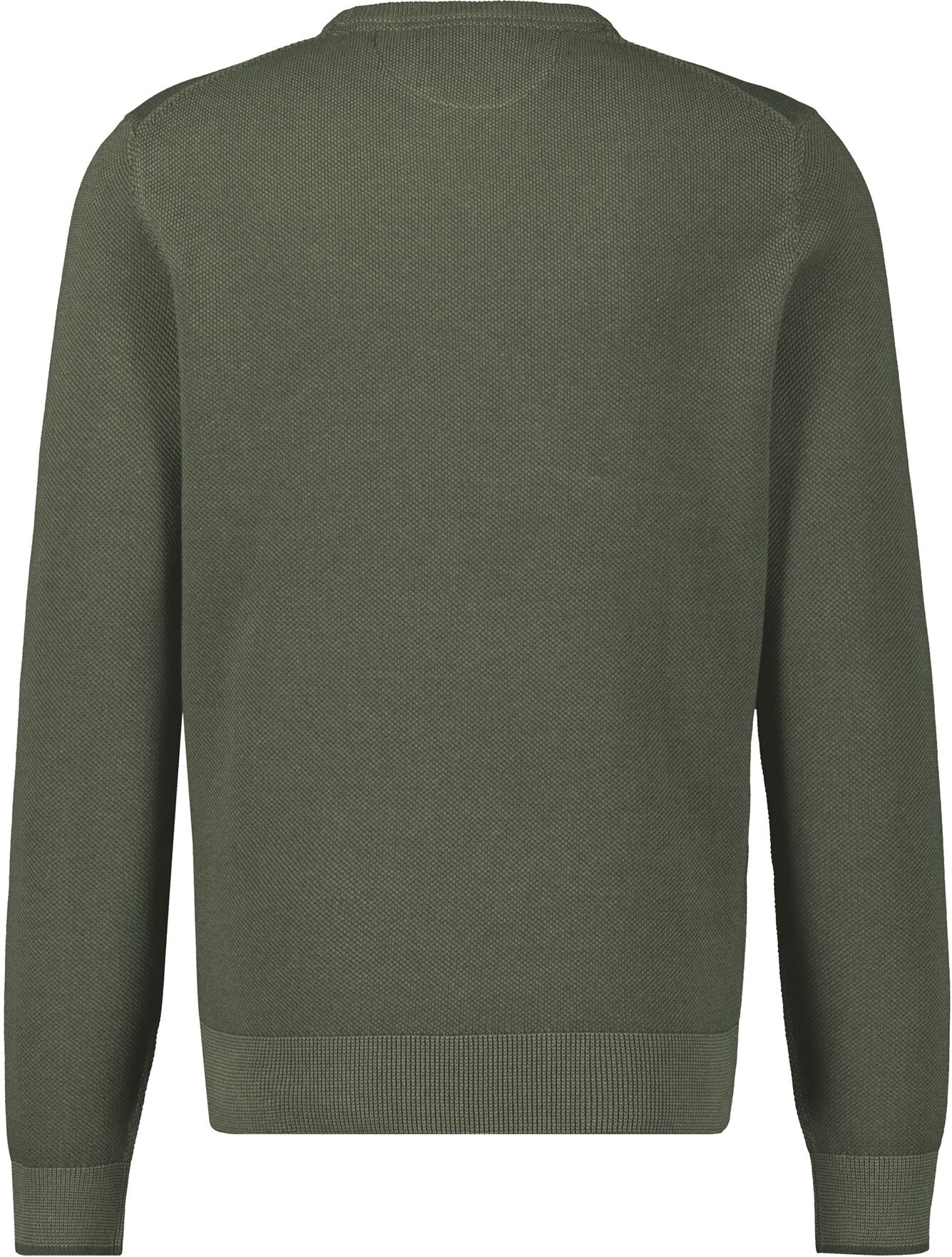 Strickpullover LERROS "Leichter Herren Strickpullover", Herren, Gr. 6XL, grün (nordic olive), 100% Baumwolle, Rundhals, Pullover Strickpullover nordic olive 6XL