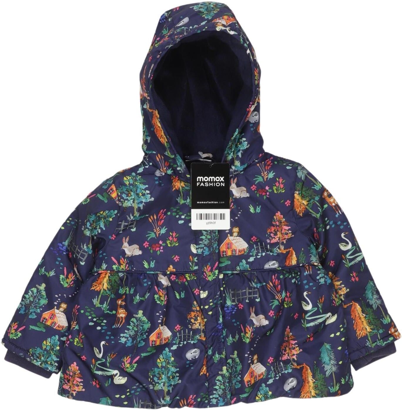 Next Mädchen Jacke oder Mantel, Marineblau, Gr. EU 86, Synthetik - Second Hand