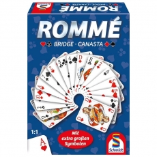 Schmidt Spiele Romme - Bridge - Canasta mit großen Symbolen 293055