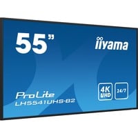 ProLite LH5541UHS-B2, Public Display schwarz (glänzend), UltraHD/4K, IPS, Mediaplayer