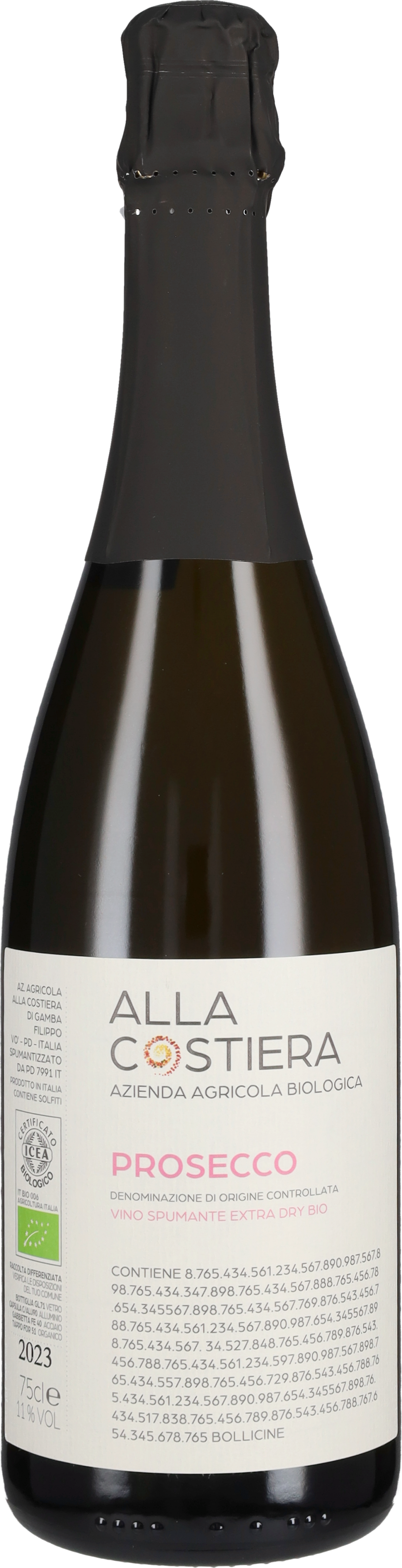 Prosecco Extra Dry Alla Costiera