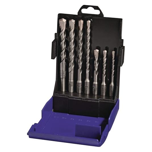 Tecwerk Hammerbohrersatz SDS-Plus 7-teilig SDS-Plus Kunststoffbox (2000864095)