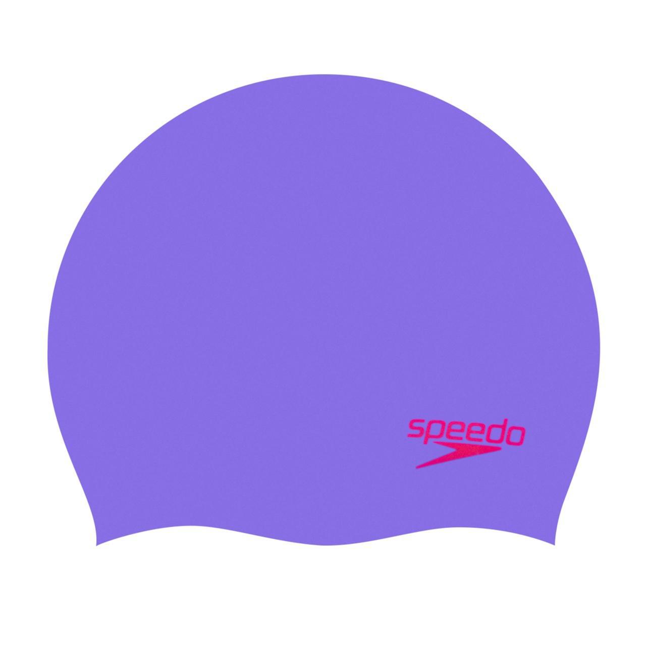 Speedo Silicone badmuts voor kinderen (Paars/Rood)
