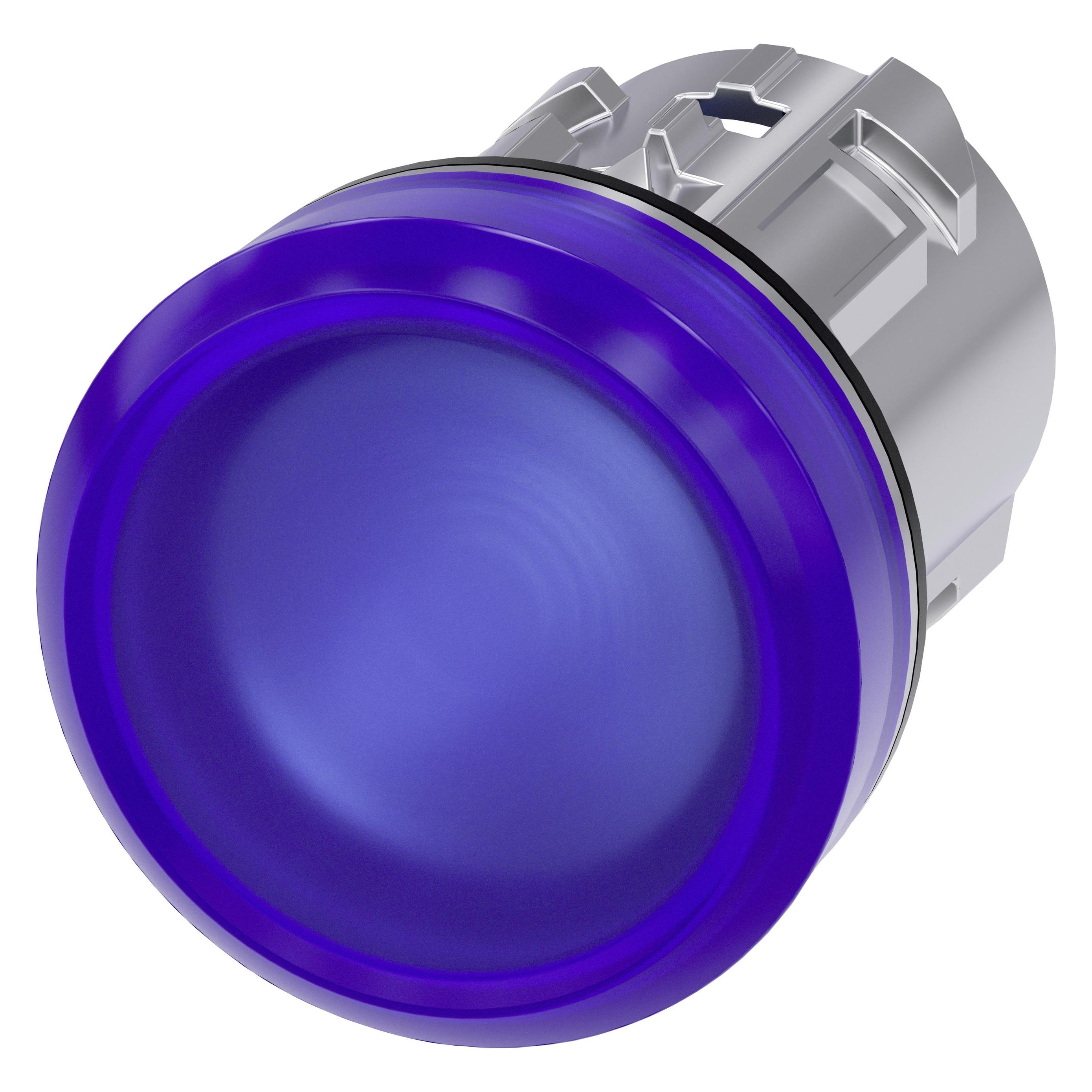 Siemens Indicator light, 22mm, round, blue (3SU1051-6AA50-0AA0)