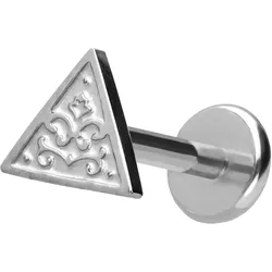 Titan Labret mit Push Fit DREIECK