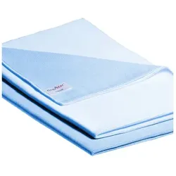 Fenstertuch Floorstar Microfasertuch WINDOW blau 50x70 cm feine, feste Struktur, 5 Stück/Pack