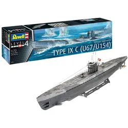 Revell 05166 1:72 German Submarine Type IXC U67/U154