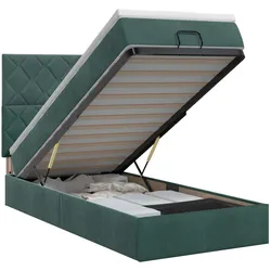 vidaXL, Bett, Ottoman Bett (100 x 200 cm)