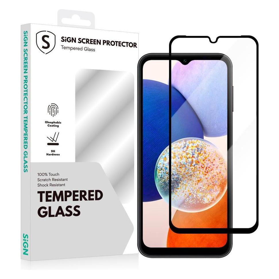 SIGN Tempered glass screen protector for Samsung Galaxy A15 (Samsung Galaxy A15) (SN-CGA15)
