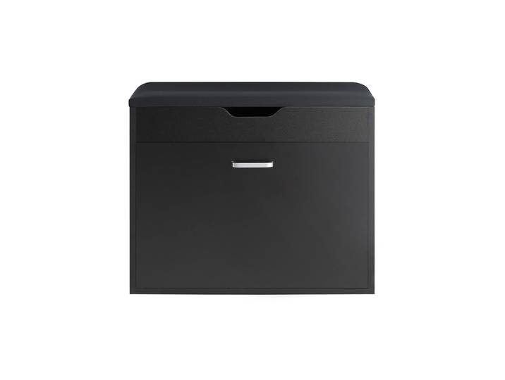 Banc à chaussures noir
