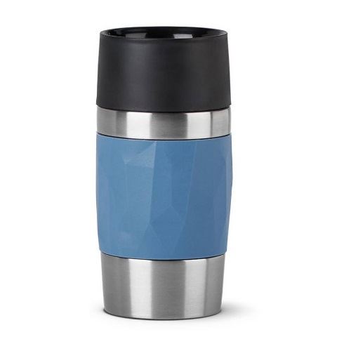 emsa Isolierbecher Travel Mug Compact blau 0,3 l
