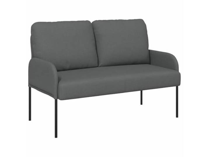 Makastle Sofa Couchs mit Kissen 110cm Dunkelgrau Sperrholz