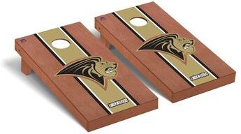 Skip's Garage Lindenwood LU Lions Rosewood Cornhole Board Set